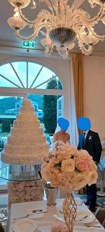 Torte Hochzeit, Deko Torte, Hochzeitstorte - Bild 3 von 4
