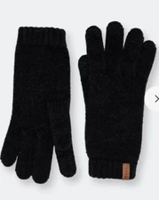 Touchscreen Tech Gloves | Faux Cashmere Black ( Pudus ) New With Tag Free Shippi
