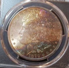 1879 Morgan Silver Dollar PCGS MS-65 Beautiful Rainbow Toning!!!