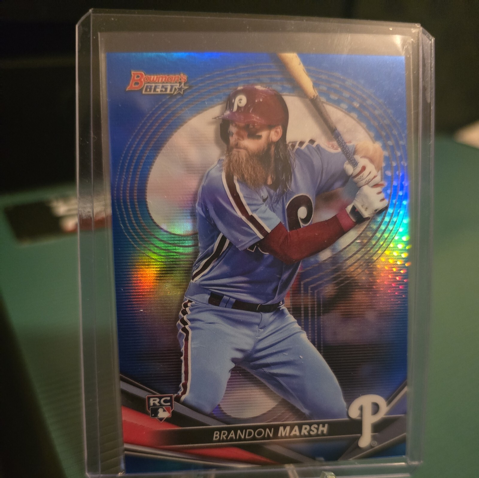 2022 Bowman's Best - Blue Refractor #51 Brandon Marsh /150 (RC)