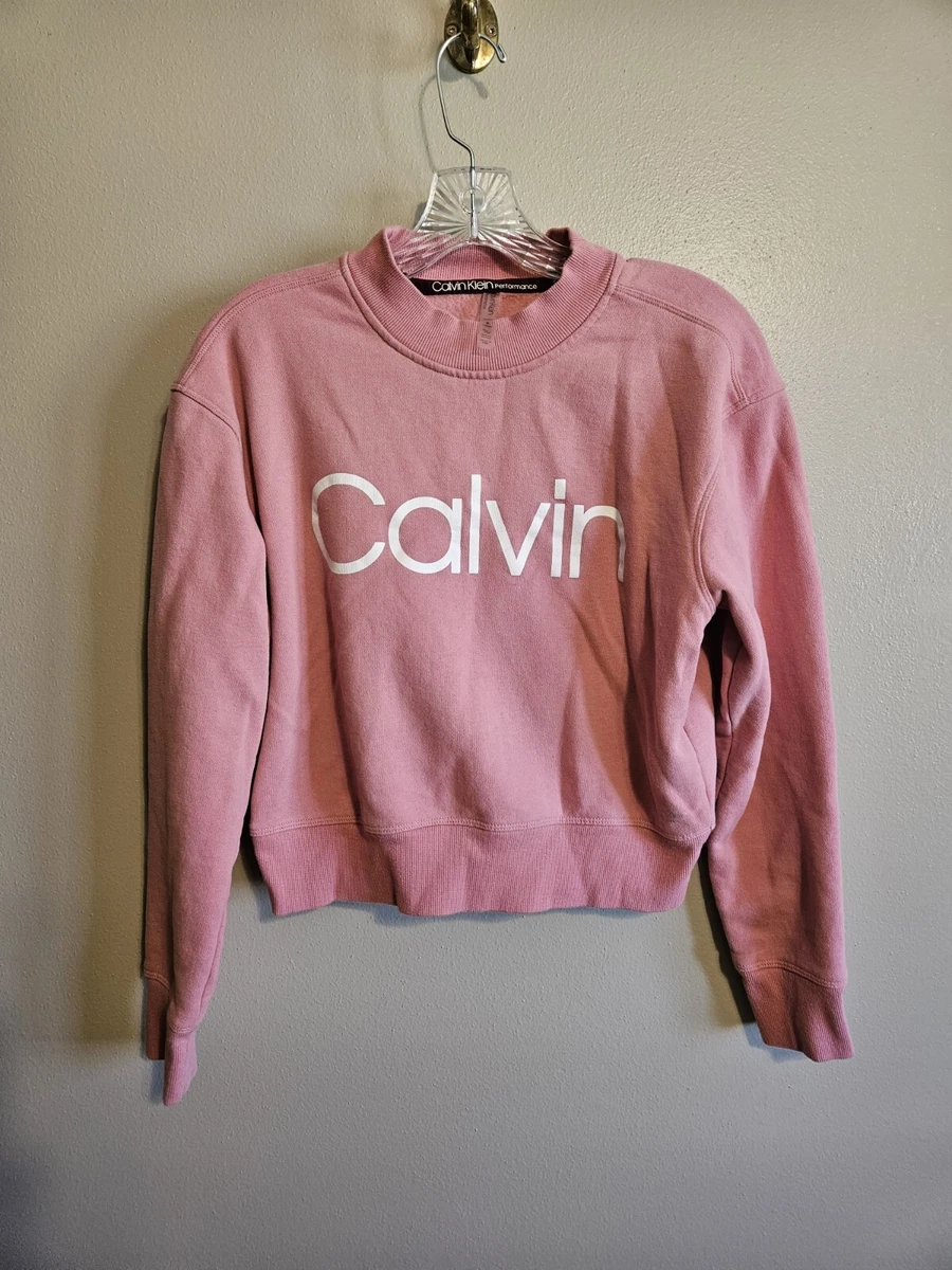 Calvin klein top performance pink sweatshirt
