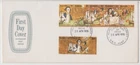 Stamps Australia 1970 Captain Cook set 6 on long emblem cachet FDC Clarence St