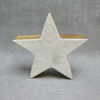 Casablanca Stern Aria Weiß Mangoholz Winter Weihnachten Advent Deko