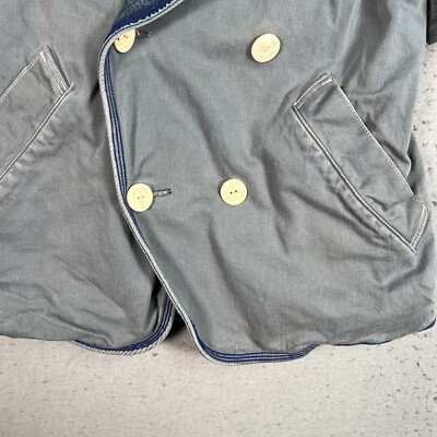 KAPITAL KIRO HIRATA Denim Jacket Bicolor Size 1 Gray Blue KAPITAL KIRO HIRATA Denim Jacket Bicolor Size 1 Gray Blue