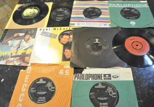 7" Single Lot - The Beatles, Paul McCartney, Wings