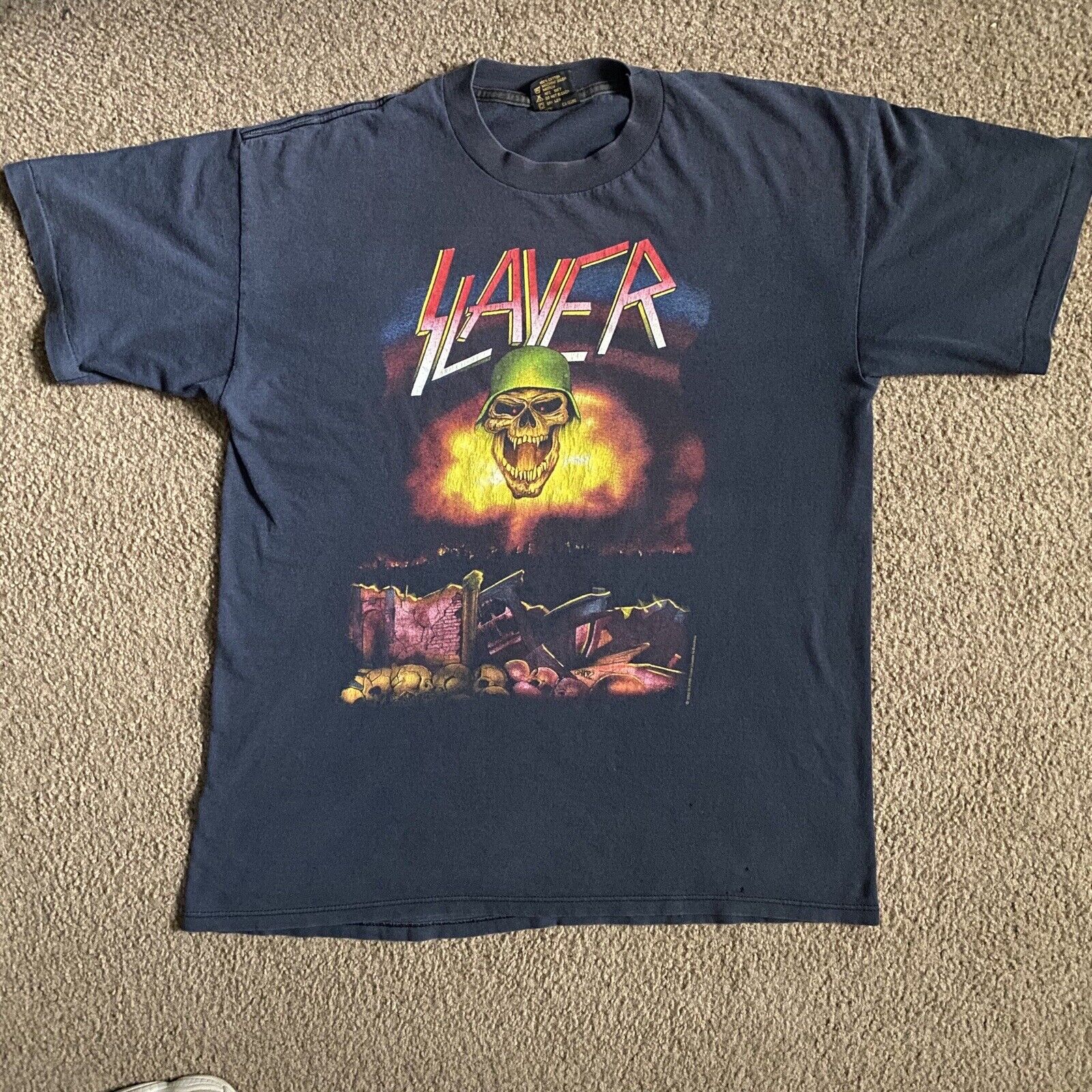 90'S 当時物 SLAYER Tシャツ ヴィンテージ  XL USA製TOOLL7