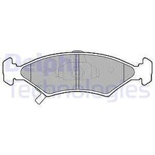 LP1630 DELPHI Brake Pad Set, Disc Brake for Kia