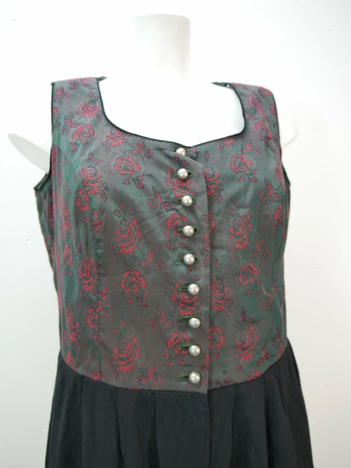 Sonnblick Tracht & Country Wienernaht und Blumen süßes Dirndl ohne Schürze Gr.44 - Bild 2 von 4