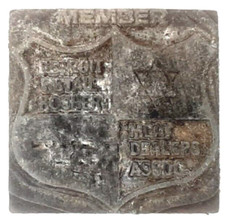 Member Detroit Retail Kosher Printing Block Letterpress Typography