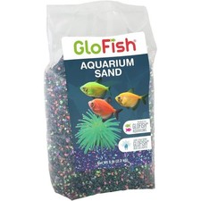 Aquarium Sand 5 Pounds Black with Highlights Complements Tanks Decor