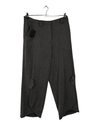ANIMALE Baggy Pants Damen Hose Gr. DE 42 hellgrau Casual-Look