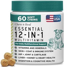 Dog Multivitamin Chewable 60ct - Hip Joint Skin Coat