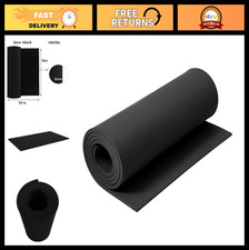 8mm EVA Foam Sheets Roll for Crafting, 16x59in Black Cosplay Foam Material