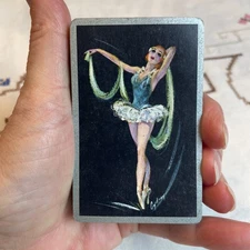 VTG 1969 606 Congress Playing Cards Ballerina 