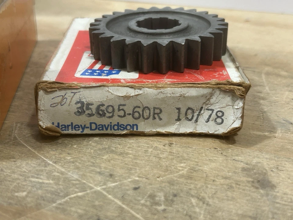Juego de engranajes de relación Harley-Davidson Sportster XLCH, XLR, XR, K modelo KR “C” Foto 3 de 4