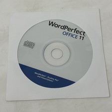 Corel WordPerfect Office 11 Standard CD-ROM w/Key Includes Presentations