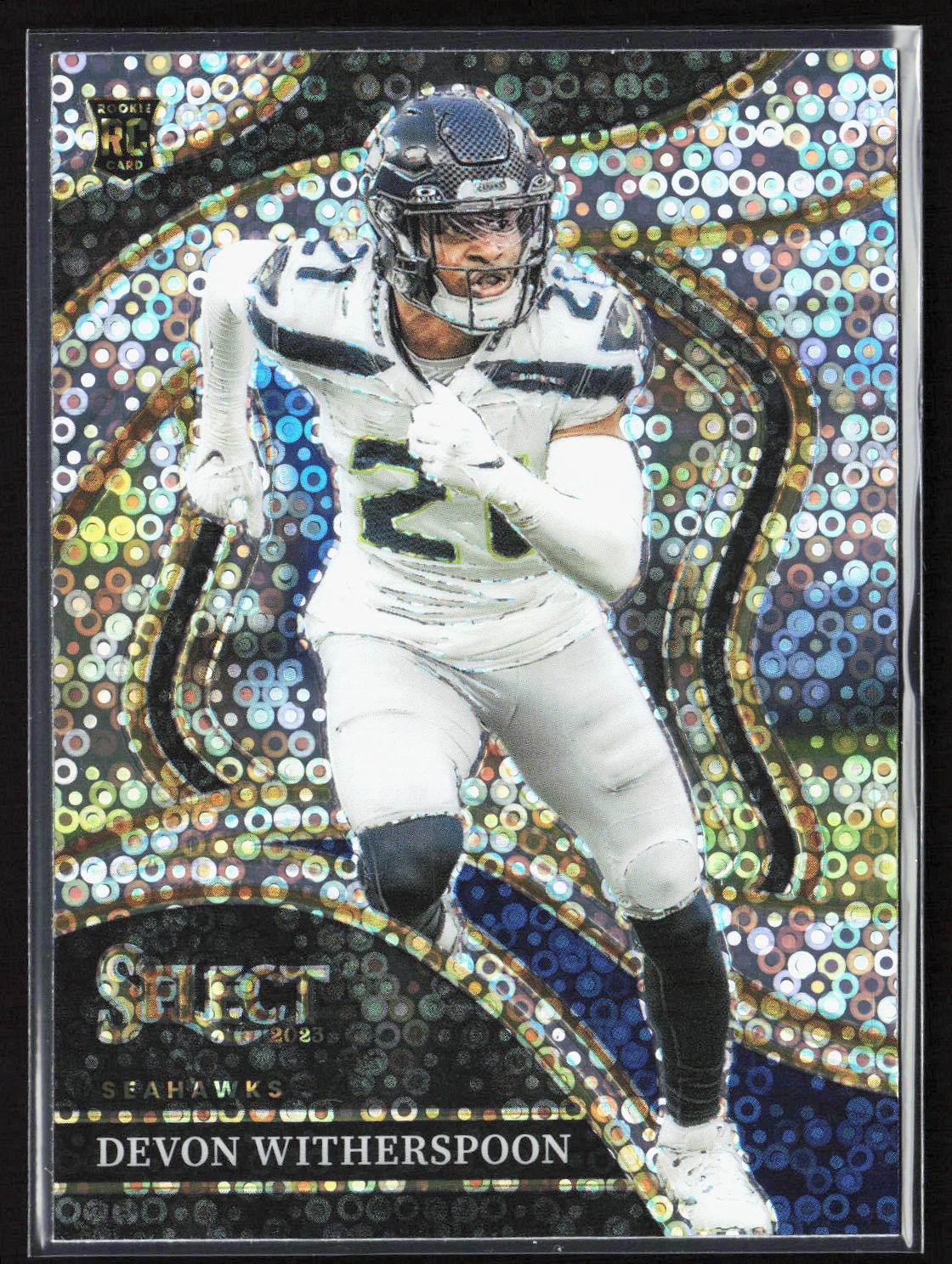 2023 Panini Select Devon Witherspoon Club Level Disco Prizm Rookie #273 Seahawks