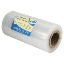 Clear Industrial Strength Mini Hand Stretch Wrap Film 9" 1000ft - 80 Gauge 20...