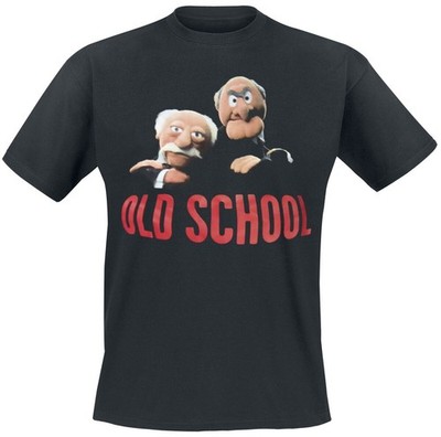The Muppets T-Shirt Unisex Old School schwarz Fan-Merch, Filme, TV-Serien