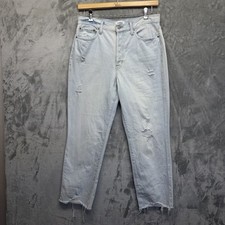 Pistola Charlie High Rise Straight Leg Womens Sz 30 Jeans Light Wash