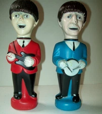 Vintage 1965 Paul McCartney & Ringo Starr Soaky Bubble Bath Bottles  The Beatles
