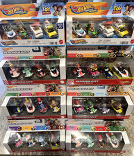 Hot Wheels Toy Story, Marvel, Mario Kart, TMNT, Jurassic World 4packs YOU CHOOSE