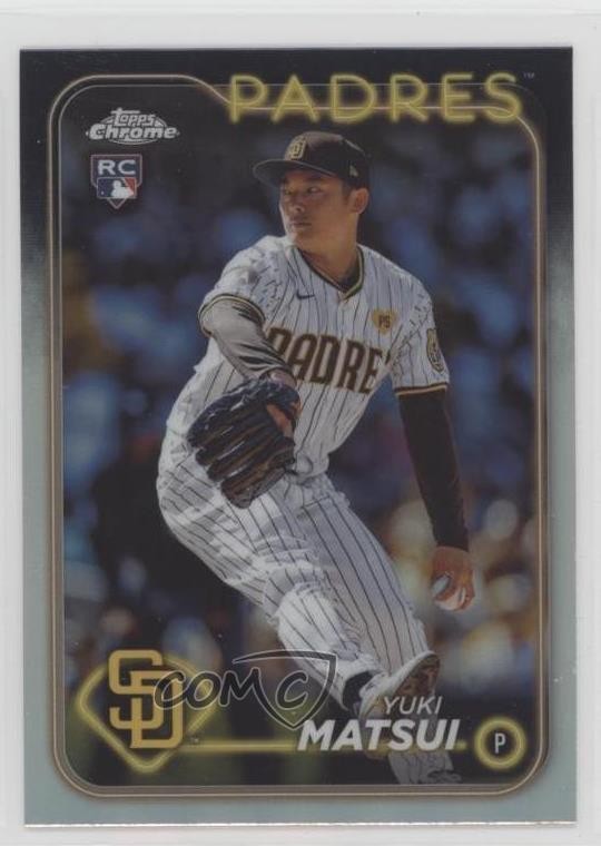 2024 Topps Chrome Refractor Yuki Matsui #116 19o9