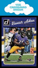 Kamar Aiken 2016 Donruss #24 Baltimore Ravens