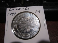 1987 - Lacombe, AB - Canada Token, Canadian trade dollar