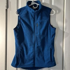 Duluth Trading Co Women's Park Point Vest Medium Indigo Blue Size XS