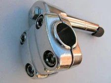 Suntour style old school 21.1mm quill BMX bicycle stem - SILVER