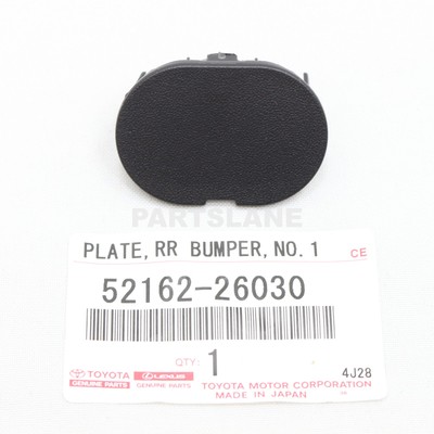 コレクション 0555 52162-26030 Toyota OEM Genuine PLATE, RR BUMPER | eBay