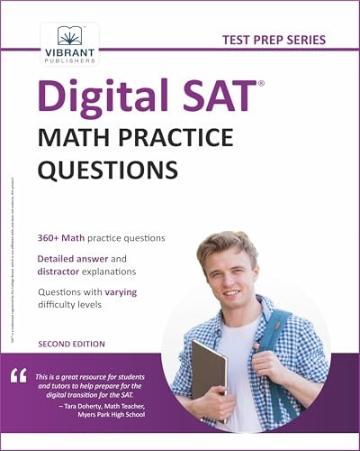 Digital SAT Math Practice Questions (Test Prep) - Publishers, Vibrant