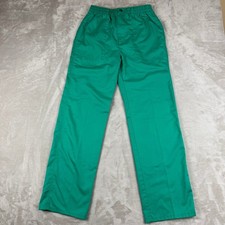VTG Lands End Pants Women 32 (26-34x30) Chino Elastic Waist Preppy Made in USA