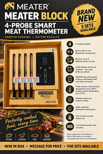 MEATER Block 4-Probe Wireless Meat Thermometer Wi-Fi Bluetooth Touchscreen