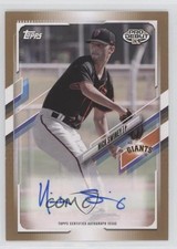 2021 Topps Pro Debut Gold Auto 5/50 Nick Swiney #PD-48 Auto u6m