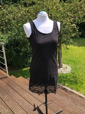 Damen-Sommerkleid JANINA by Kik, schwarz mit Spitze Gr. 40, Minikleid