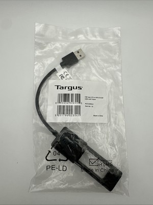 Targus USB Type-C To USB Type-A Adapter Cable w/ Tether ACC1104GLX