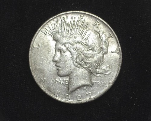 HS&C: 1927 D Peace Dollar XF - US Coin