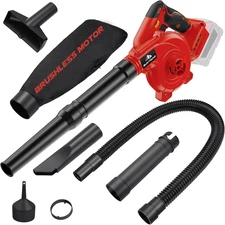 Cordless Leaf Blower for Milwaukee M18 Battery,Electric Jobsite Air Blower with 