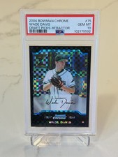 Wade Davis - 2004 Bowman Chrome Draft Picks Xfractor 3/125 Rookie PSA 10 (Pop 1)