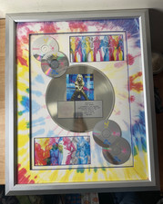 ❤️ AUTOGRAPHED BRITNEY SPEARS JIVE RIAA CERTIFIED PLATINUM RECORD FRAMED 26x32❤️