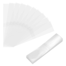 100Pcs Clear Perforated Shrink Band 145x35mm Fits Cap Diameter 89-91mm