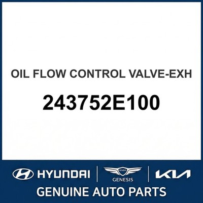 2012-2024 Kia Forte Ölmengenregelventil - EXH OEM NEU 243752E100