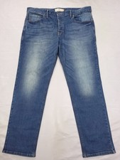 Mens Next Jeans Size 38 R Straight Fit with Stretch W38 L32
