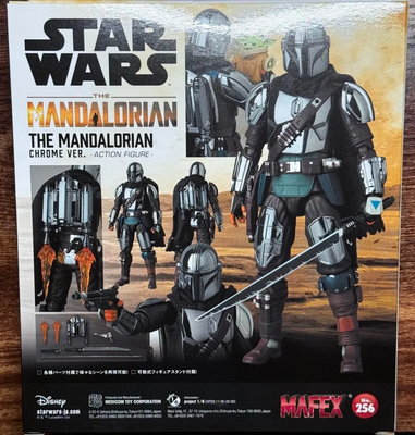 新品 マフェックス No.256 THE MANDALORIAN CHROME MAFEX No.256 THE MANDALORIAN CHROME Ver. Medicom Toy Action Figure