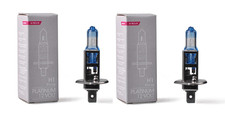 2x H1 12V 55W P14.5s Halogenlampe PLATINIUM +130% Halogen Glühlampe - ZPT1