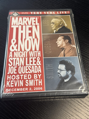 MARVEL THEN AND NOW A Night with STAN LEE - Kevin Smith DVD NEW SEALED Rare Find