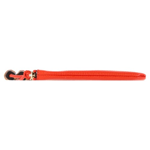 Gucci Bamboo Tassel Zipped Clutch Bag in Orange Leather - Picture 4 of 12