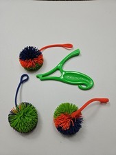 Lot 3 Vintage 90's KOOSH FlingShot Slingshot Oddzon Products Ball Toy O'Donnell